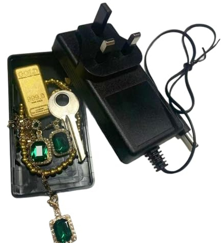Xvilmaun Nascondiglio Sicuro | Contenitore Segreto,Dispositivo Portatile Sicurezza Finto Presa Elettrica per Oggetti di Valore, Gioielli, Chiavi, Casa, Auto e Altro