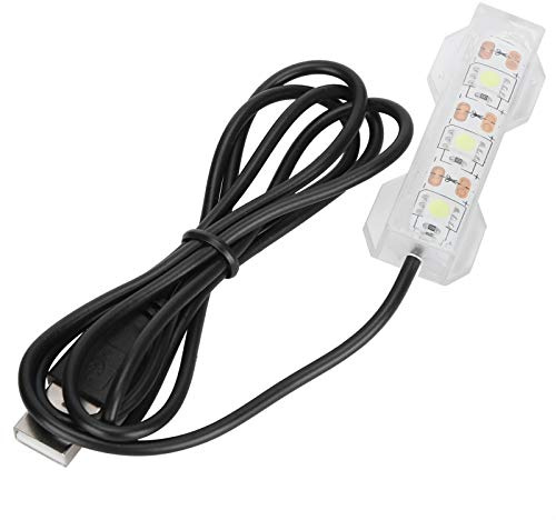 Riuulity Fischtanks Mini -Dekoration Kleines Aquarium LED LED Light Weichlampe, Tragbar für die Tägliche Beleuchtung, Multifunktional