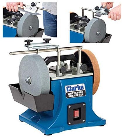 Clarke CWS200B 200mm Whetstone Sharpener (230V)