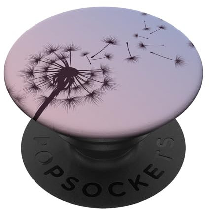 PopSockets Pusteblume Flower Blume Lila PopSockets mit austauschbarem PopGrip