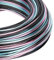 BENECREAT Multicolor Jewelry Craft Aluminiumdraht (15 Gauge/1.5mm, 136 Fuß/41m) Biegbarer Metalldraht mit Aufbewahrungsbox für Schmuckperlen Bastelprojekt - Schwarz, Blau, Pink