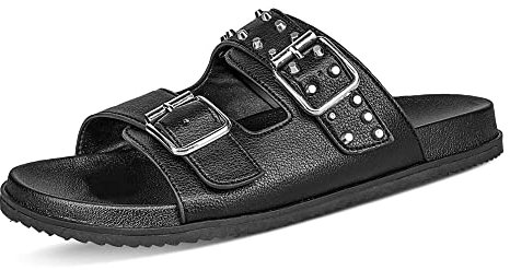 Tom Tailor Damen 3293601 Sandale, Black, 37 EU