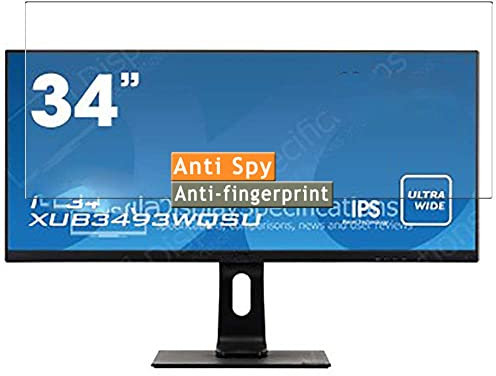 Vaxson Privacy Screen Protector, compatible with 34 Iiyama ProLite XUB3493WQSU-B1 Monitor, Anti Spy Guard Film Protectors Sticker [NOT Tempered Glass ] New