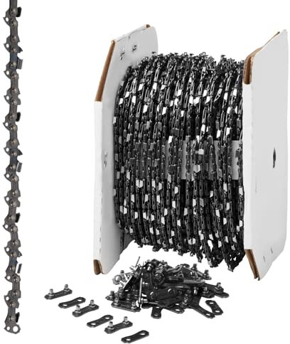 Chaîne pour tronçonneuse 91P rouleau 30,5 m Pas 3/8 épaisseur 0,050-1,3 mm N° maillons 1640