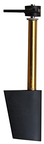 Perfeclan Gouvernail de gouvernail en Nylon avec Bras Servo en Forme Acier Inoxydable pour pièces d'accessoires de Hors-Bord RC Bricolage, 44MM