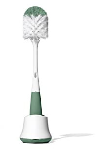 OXO Tot Bottle Brush In-Ear Earphones with Nipple Cleaner and Stand