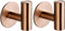 YUET Handtuchhaken Ohne Bohren 2 Stück SUS 304 Edelstahl Haken Selbstklebend Bad Handtuchhalter Bademantel Kleiderhaken Garderobenhaken Klebehaken für Küche,Badezimmer,Büro (Roségold)