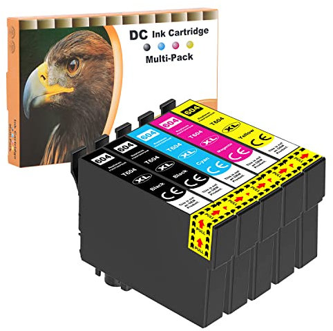 D&C 5X Druckerpatronen Kompatibel für Epson 604XL 604 XL für Epson Expression Home XP-2205 XP-2200 XP-3200 XP-3205 XP-4200 XP-4205 Workforce WF-2910 WF-2930 WF-2935 WF-2950