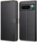 Ganbary Handyhülle für Google Pixel 8 Pro Hülle, Premium Leder Klapphülle [Kartenschlitzen] [Magnetverschluss] [Standfunktion] kompatibel mit Google Pixel 8 Pro Schutzhülle, Schwarz