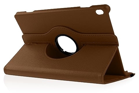 Drehbare Hülle für das 10.3 Lenovo Tab M10 2019 (1. Generation) in BRAUN [passend für Modell TB-X505F, TB-X505L, TB-X605F, TB-X605L]