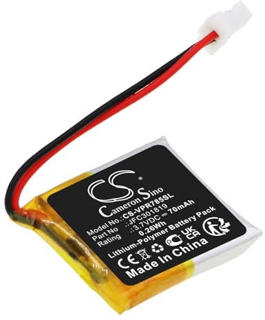 TCTK Akku 70mAh Kompatibel mit [Automate] 7857A, für [Python] 7857P, für [Viper] 7857V, für [Clifford] 7857X Ersetzt JFC301819