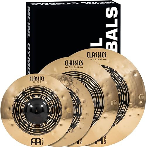 Meinl Cymbals Classics Custom Dual Set completo - Prodotto in Germania, 2 anni di garanzia (CCDU-CS1)