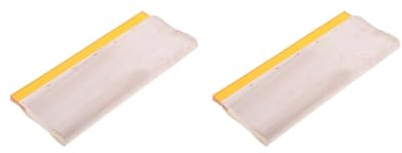 2 Set Siebdruck Rakel Gummilippe Holzgriff Tintenschaber 25cm 65° Kaffee