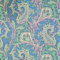Stoff Meterware Viskose 0,5 m Paisley jade azurblau violett Kleiderstoff Blusenstoff Kleid Rock