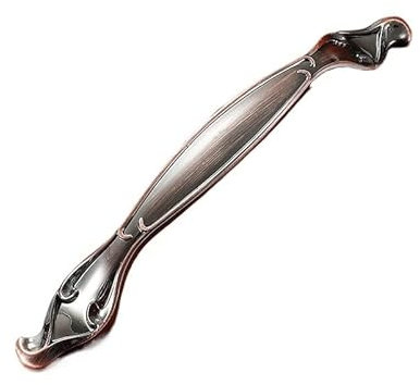 1PC Kitchen Cabinet Storage Handles Antique Copper Pull Dressers Wardrobe Drawers Furniture Door Handle Wine Red Ancient (Color : 937-96 mm)