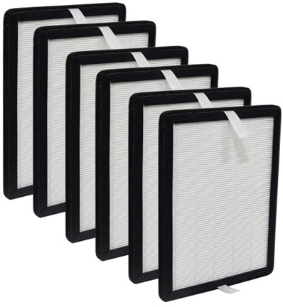 PUREBURG 6-Pack Replacement Filter Compatible with MeacoDry Arete One 10L &12L Dehumidifier Air Purifier (Does not Fit Meaco 12L 12LE Dehumidifier)