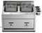 Commercial LPG Gas Fryer - 22L Dual Tank Stainless Steel Fryer For Home And Commercial Use - Adjustable Firepower And Temperature Control - Includes Baskets And Lids