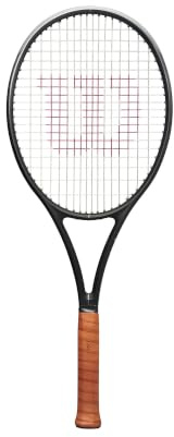 Wilson RF 01 Pro Strung Performance Tennisschläger – Griffgröße 11,4 cm, bespannt mit Sensation 16 Natural bei mittlerer Spannung