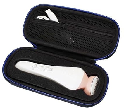 GUBEE Hart Reise Tasche Case Hülle Etui Protective Aufbewahrungskoffer für PHILIPS Lady Shaver Series 6000 Rasierer Trimmer Modell BRL146/136