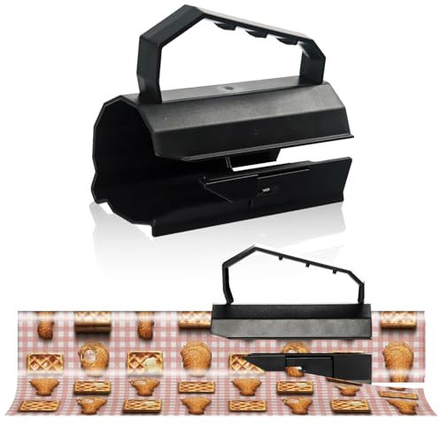 JWTRSVTY Sliding Geschenkpapier Cutter, Geschenkpapier Schneider Für Rollen, Tragbare Paper Roll Cutter, Wrapping Paper Cutter, Geschenk Verpackung Papier Cutter Für Weihnachten Geburtstag, Halloween