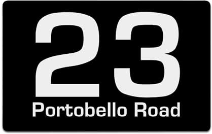 Housics Personalised House Sign | Made from Composite Aluminium – Fully Durable and Waterproof Plaque | Custom with Any Door Number & Street Name (Black, 200MM*130MM)