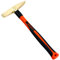 WEDO Welding Chipping Hammer, 5.3 oz Slag Removal Tool with Fiberglass Handle, Brass Welder Hammer, Chipping Hammer,150g, Length 280mm(11)