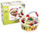 ICDKOYK Von Little Dutch inspiriertes Pizzaspielzeug aus Holz für kreatives Spielen, Rollenspielspaß, Küchenzubehör aus Holz für Kinder. Little Dutch Toys, Obst