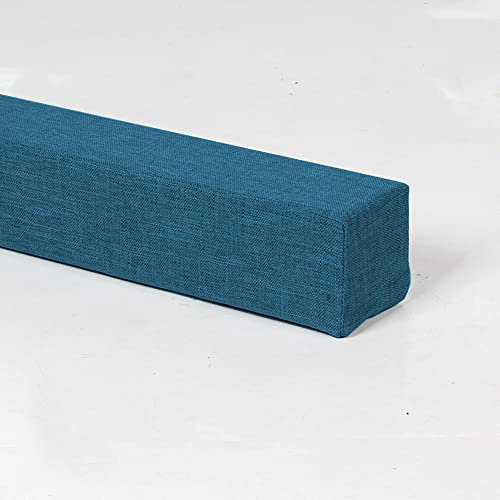 Armlehnenkissen, lang, für Sofa, Kopfteil, Wand, Sofa, Nackenrolle, für Doppelbett, Kingsize, Blau