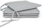 MANEMI Pack 4 Cojines para Silla 40x40x2cm - Cojín Decorativo con Textura de Bambú para Silla, Sofá o Comedor - Juego de Cojines de Asiento Estilo Rústico y Transpirable con Cintas de Sujeción,