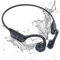 MONODEAL Auriculares de natación con Bluetooth, IP68, Impermeables, con Reproductor de MP3, Memoria de 32 GB, Deportes bajo el Agua, Auriculares Abiertos para Nadar y Correr