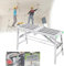 Work Platform, 5-Gear Adjustable Height Portable Multipurpose Steel Work Platform Scaffold Tower Ladder Stool Bench,160×30cm(200x30cm)