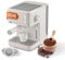 Avilia - Macchina Caffè 850W per Espresso Intenso con Filtro in Acciaio Inossidabile, Serbatoio da 2L e Compatibilità con Caffè Macinato e Cialde, Uso Facile e Design Compatto Bianca