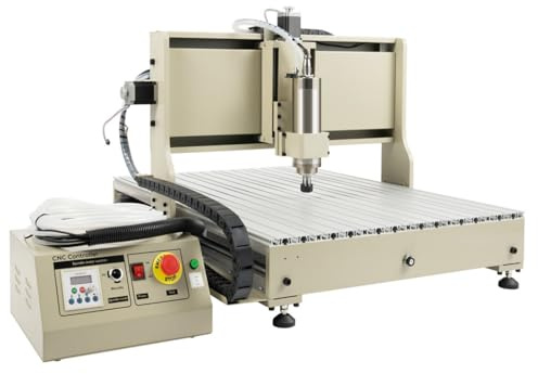 Fresatrice CNC a 4 assi, 6090, per incisione USB, router, fresatrice in metallo, per motore a mandrino USB da 2,2 KW, con fresatrice e VFD, area di lavoro XYZ 600 x 900 x 150 mm