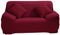 ele ELEOPTION Sofa Überwürfe Sofabezug Stretch elastische Sofahusse Sofa Abdeckung in Verschiedene Größe und Farbe Herstellergröße 145-185cm (Weinrot, 2 Sitzer für Sofalänge 130-170cm)
