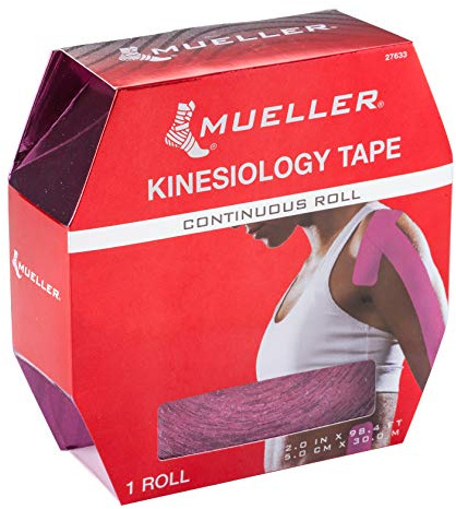 Mueller - Nastro kinesiologico, 5 cm x 30 m, colore: Rosa