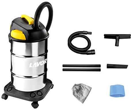 LAVOR VAC 30 S 8.243.0034, Aspiratore Solidi e Liquidi, Acciaio