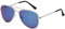 ASVP Shop® Kids Silver Mirrored Gold Black Lens Sunglasses UV 400 Boys Girls Childrens Childs (Blue Mirror)