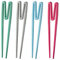 Prodbuy 4 x Pairs of Assorted Plastic Easy To Use (Rookie Stixs) Chopsticks