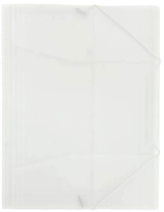 Janrax A4 Clear 3 Flap Folder with Elasticated Closure