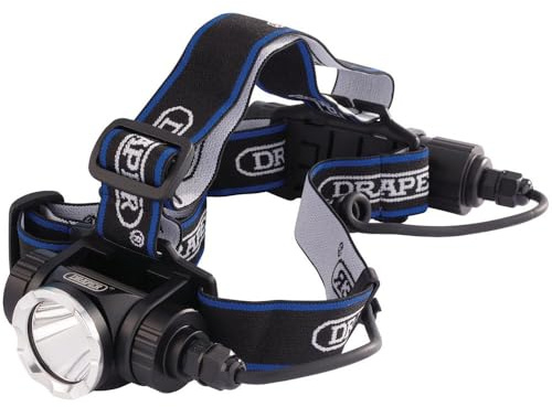 Draper 90064 10W Rechargeable LED Headlamp, Nylon/a