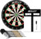 BULLET-Darts Set bestehen aus Dartscheibe, Scoreboard. 6X Steeldarts, Stift und Eraser