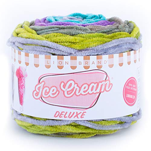 Lion Brand Yarn 912-203 Ice Cream Deluxe Yarn, Laguna
