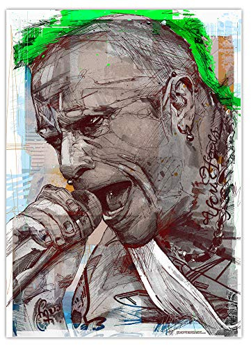 JosHoppenbrouwers Poster Keith Flint, The Prodigy, 50 x 70 cm, ungerahmt