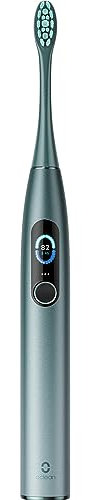 Oclean X Pro, Smart Electric Toothbrush, 3 Modes with Whitening, Quick Charge for 30 Days, Anti-Mould Design, IPX7 – Green