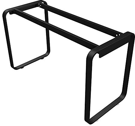 GEREP Tischgestell Tischbein Kufengestell Möbelbein Haarnadelbeine Tischzubehör DIY, für Esstisch Couchtisch Schreibtisch/Schwarz / 135×45×73cm