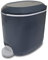Addis Premium Deluxe Bathroom Office Pedal Bin with inner, 3.5 litre, Charcoal Grey & Light Grey