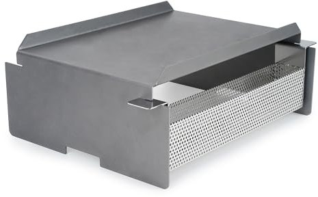 Stanbroil Heavy Duty Stahl Heat Baffle Diffuser, Heat Deflector with Smoker Box, Heat Diffuser Replacement Part for Traeger, Camp Chef and Most Other Pellet Grills