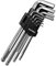HAUTMEC 9-Piece Hex Key Set/Allen Wrench -1.5-10 mm,Long Ball End and Metric Assortment, Chrome Vanadium Steel for Furniture Assembly, Bicycle Repair,Tightening or Loosening and Fixtures,HT0223-SS