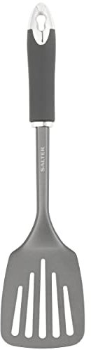 Salter BW11064EU7 Espátula ranurada Cosmos, Turner de pescado de huevo frito y hamburguesa, Sirviendo alimentos separadores, Gancho colgante de almacenamiento, fácil de limpiar