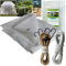 Parpyon® Telo impermeabile esterno Rinforzato da 100gr/mq telo copritutto telone occhiellato ombreggiante per gazebo piscina campeggio mobili giardino (150Gr-Ret., 3x4)